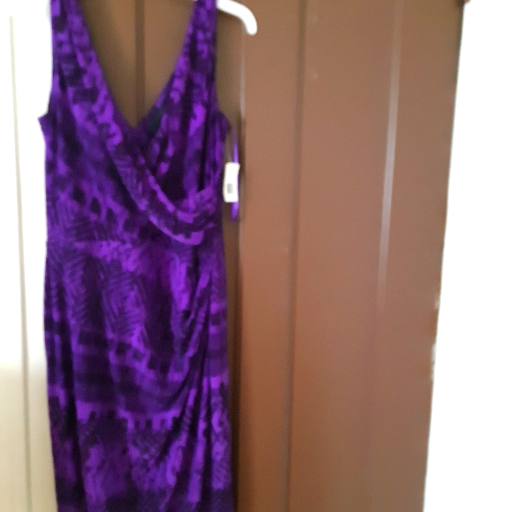 Beautiful purple dress Stunning!